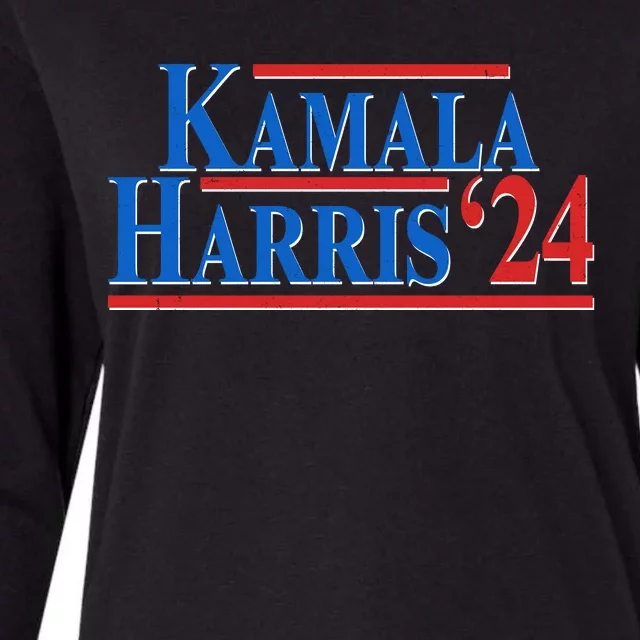 Kamala Harris 2024 Election Womens Cotton Relaxed Long Sleeve T-Shirt