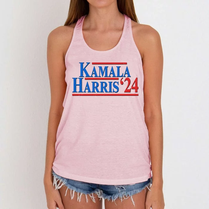 Kamala Harris 2024 Election Women's Knotted Racerback Tank