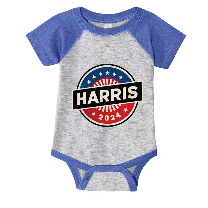 Kamala Harris 2024 For President Campaign 2024 Us Flag Infant Baby Jersey Bodysuit