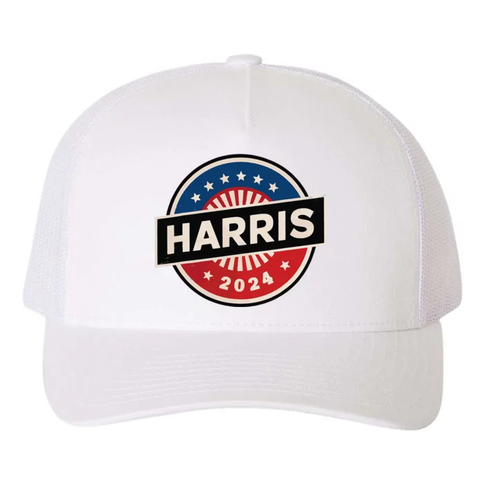 Kamala Harris 2024 For President Campaign 2024 Us Flag Yupoong Adult 5-Panel Trucker Hat