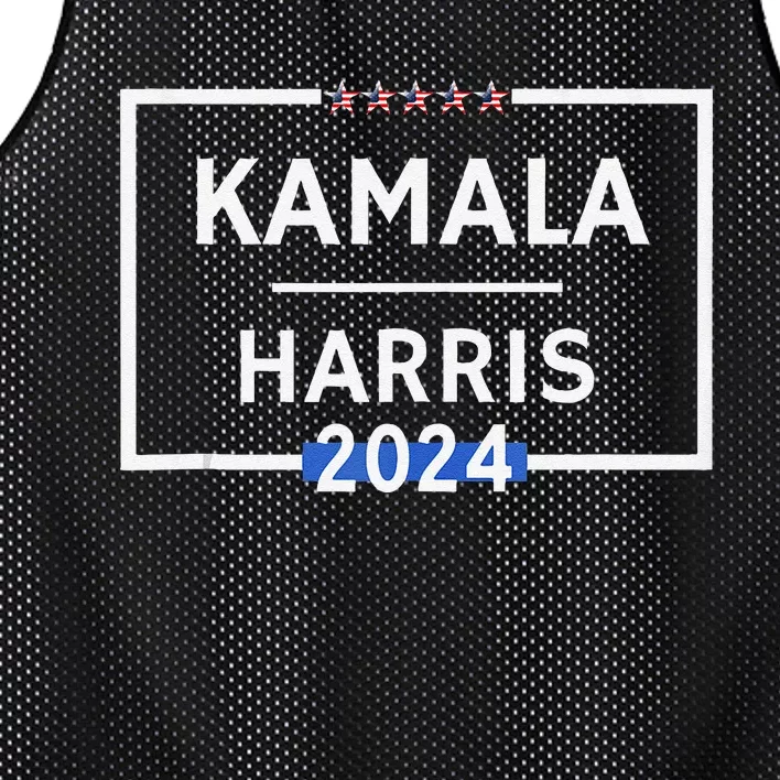 Kamala Harris 2024 For President Is Democratic Party Mesh Reversible Basketball Jersey Tank