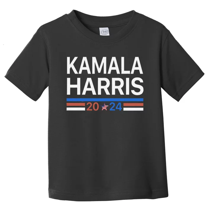 Kamala Harris 2024 For President Campaign Vote Election Toddler T-Shirt