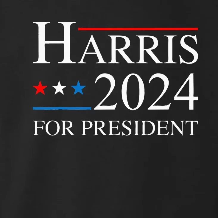 Kamala Harris 2024 For President Election Campaign Toddler Hoodie