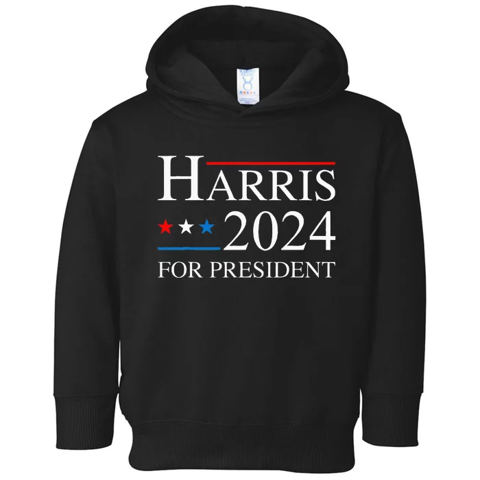 Kamala Harris 2024 For President Election Campaign Toddler Hoodie