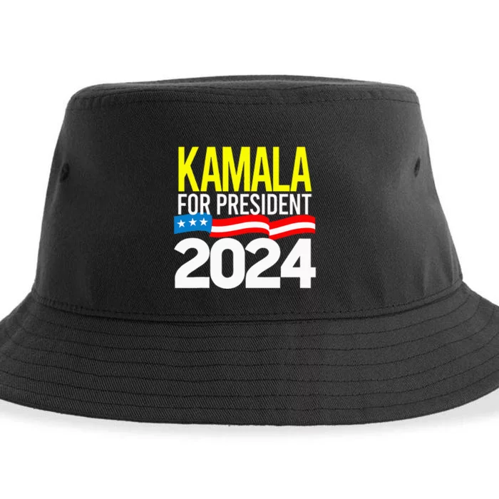 Kamala Harris 2024 For President Vote Sustainable Bucket Hat