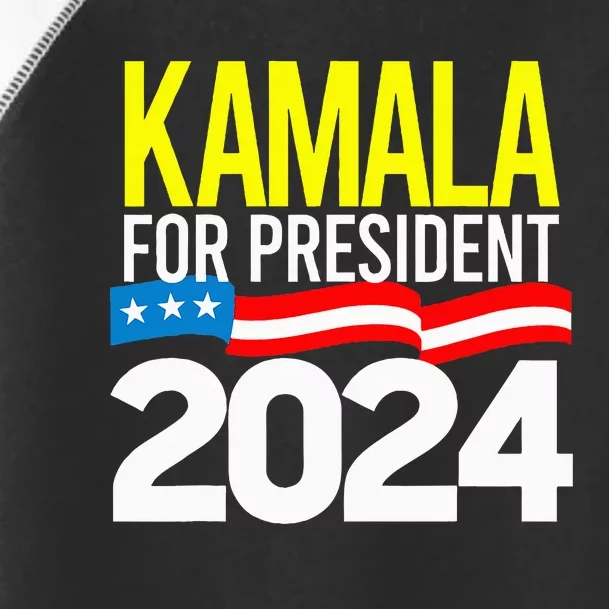 Kamala Harris 2024 For President Vote Toddler Fine Jersey T-Shirt