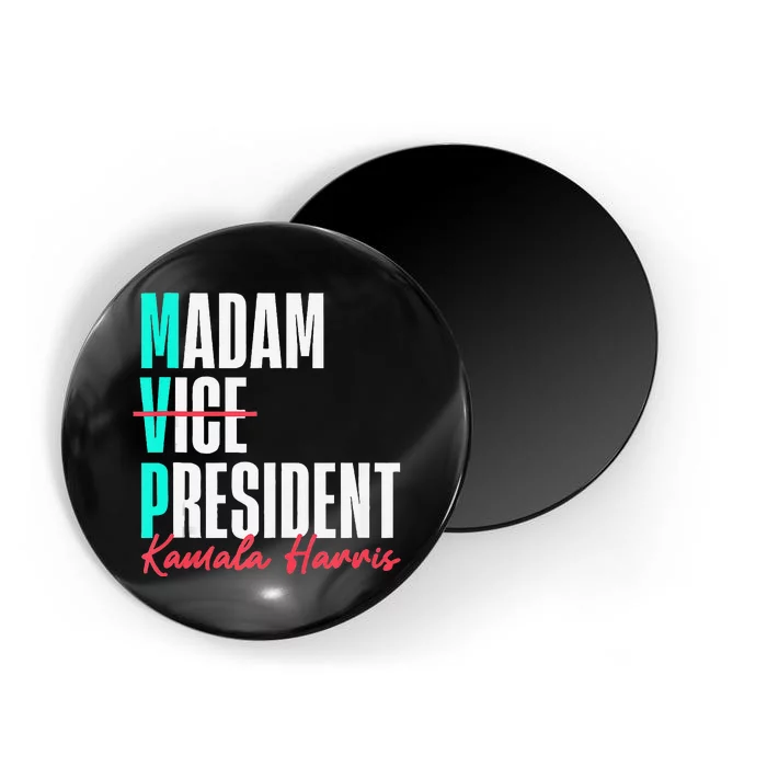 Kamala Harris 2024 Madam President Mvp 24 Democrat Magnet