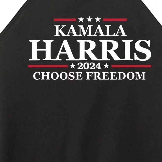 Kamala Harris 2024 Choose Freedom Election Democrat Women’s Perfect Tri Rocker Tank