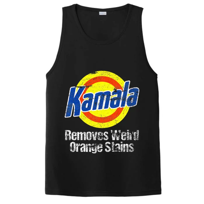 Kamala Harris 2024 Kamala Removes Weird Orange Stains Performance Tank