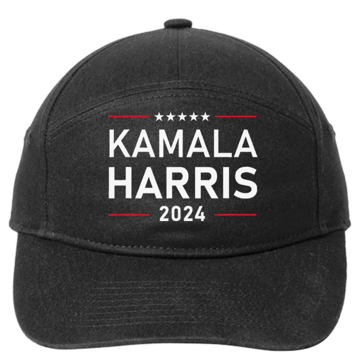 Kamala Harris 2024 Presidential Election Campaign 7-Panel Snapback Hat