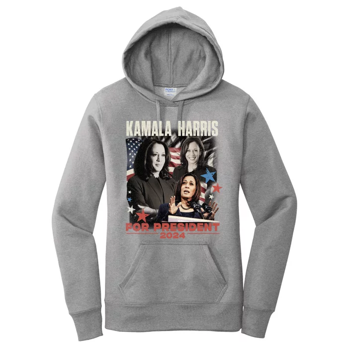 Kamala Harris 2024 For President Election Campaign Women's Pullover Hoodie