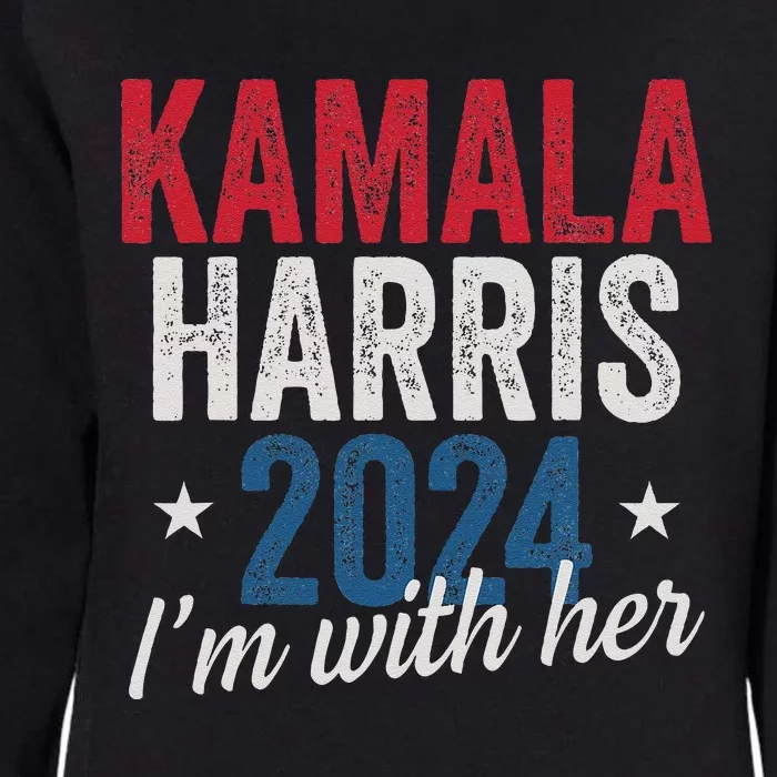 Kamala Harris 2024 Support IM With Her Kamala Harris 2024 Womens California Wash Sweatshirt