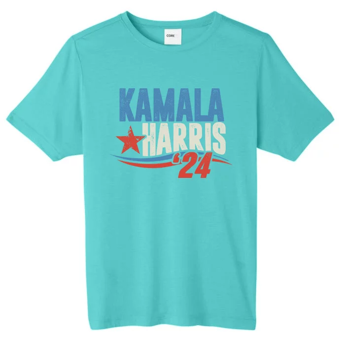 Kamala Harris 2024 For President Election Campaign ChromaSoft Performance T-Shirt