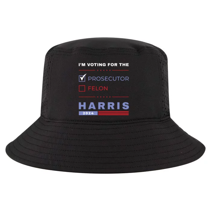 Kamala Harris 2024 Im Voting For The Prosecutor Vote Blue Cool Comfort Performance Bucket Hat