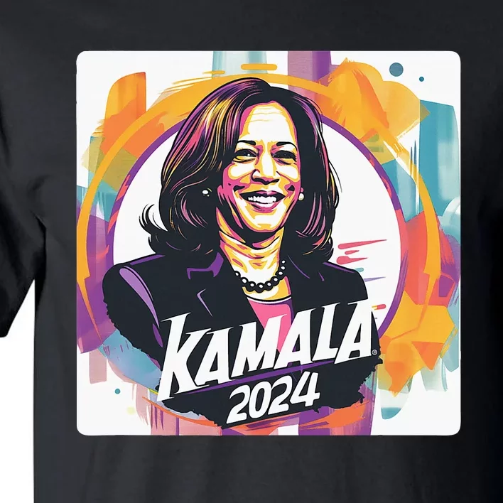 Kamala Harris 2024 24 Madam Vice President Democrat Tall T-Shirt