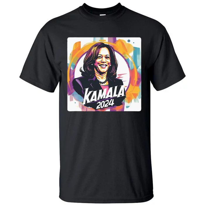 Kamala Harris 2024 24 Madam Vice President Democrat Tall T-Shirt