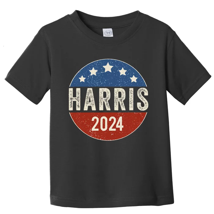 Kamala Harris 2024 For President Campaign Us Flag Toddler T-Shirt