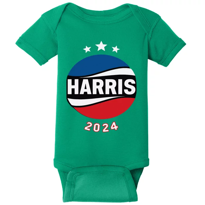 Kamala Harris 2024 Patriotic President Campaign Baby Bodysuit