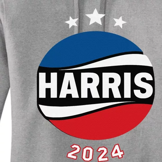 Kamala Harris 2024 Patriotic President Campaign Women's Pullover Hoodie