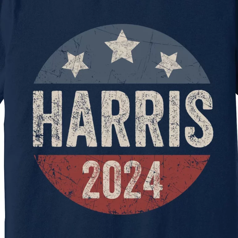 Kamala Harris 2024 For President Retro Kamala Harris 2024 For President Election Premium T-Shirt