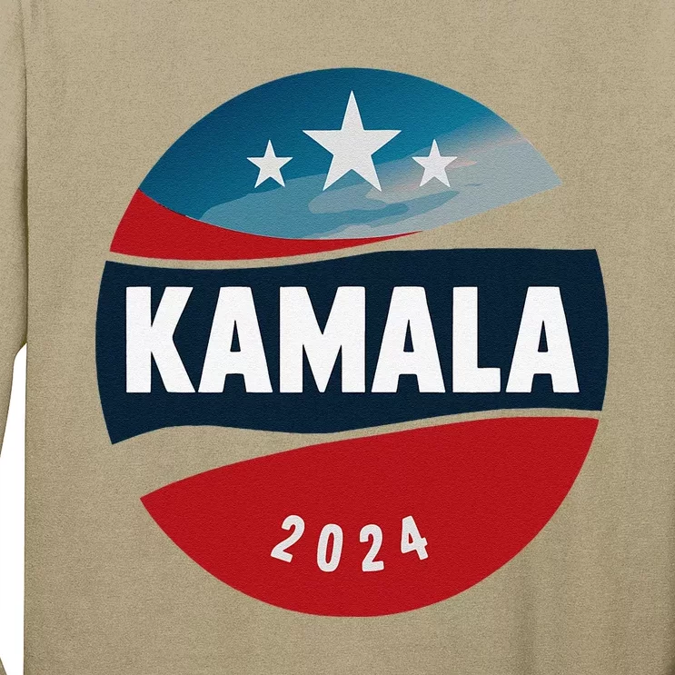 Kamala Harris 2024 Patriotic President Campaign Long Sleeve Shirt