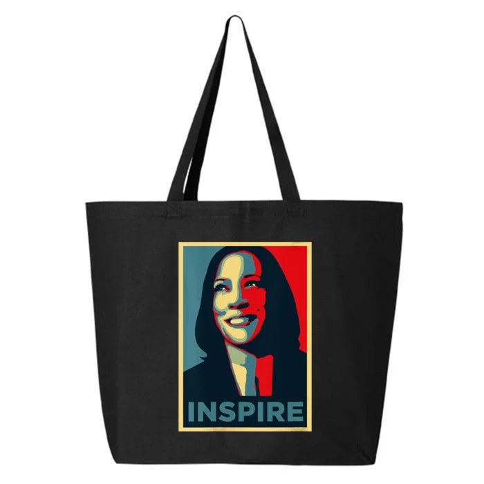 Kamala Harris 2024 V Neck 25L Jumbo Tote