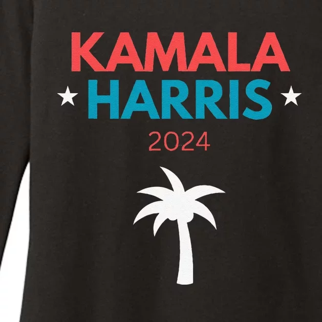 Kamala Harris 2024 Us Election Coconut Funny Meme Design Womens CVC Long Sleeve Shirt