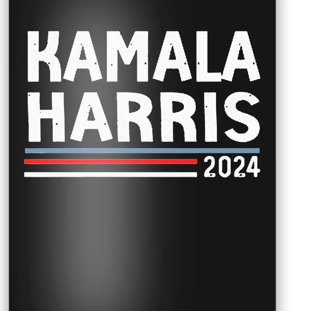 Kamala Harris 2024 President America Flag Vote Poster