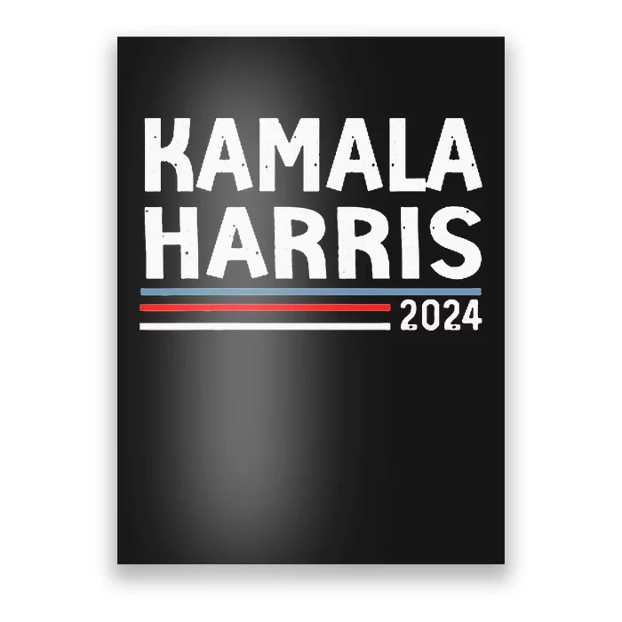 Kamala Harris 2024 President America Flag Vote Poster