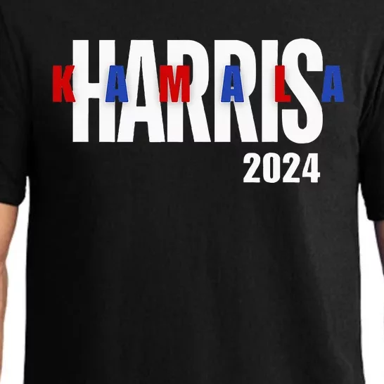 Kamala Harris 2024 Presidential Campaign Typography Graphic Pajama Set