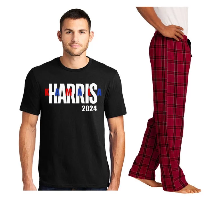 Kamala Harris 2024 Presidential Campaign Typography Graphic Pajama Set