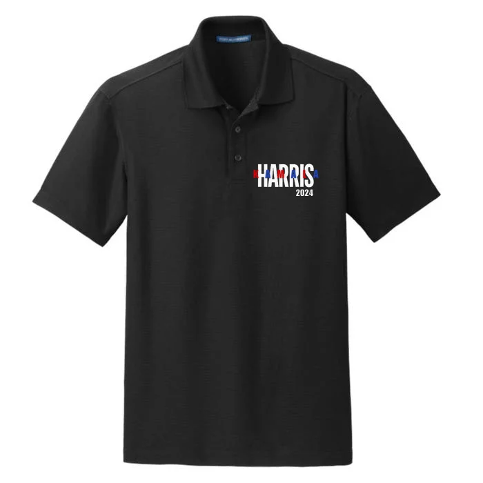 Kamala Harris 2024 Presidential Campaign Typography Graphic Dry Zone Grid Performance Polo