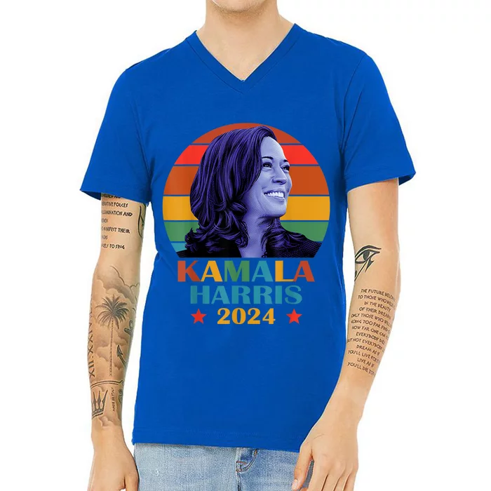 Kamala Harris 2024 Vote President Kamala Election 2024 V-Neck T-Shirt