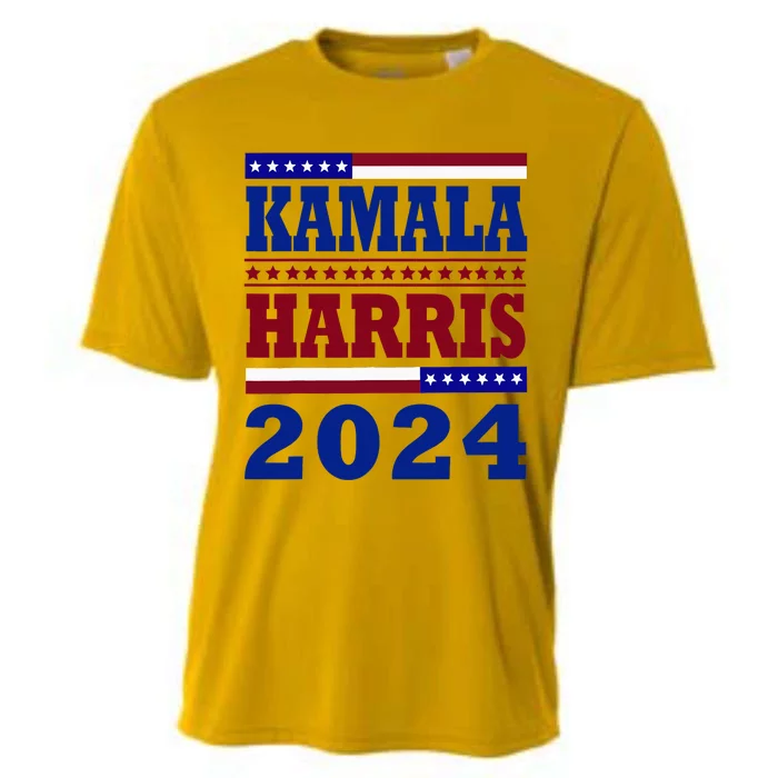 Kamala Harris 2024 Prodemocracy 2024 Presidential Voter Cooling Performance Crew T-Shirt