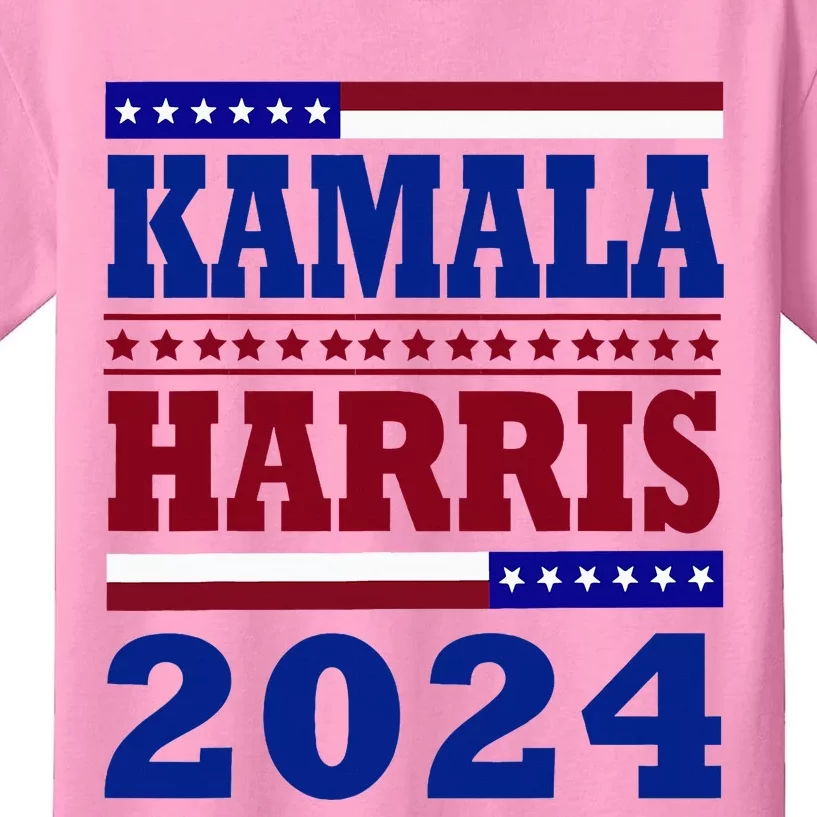 Kamala Harris 2024 Prodemocracy 2024 Presidential Voter Kids T-Shirt