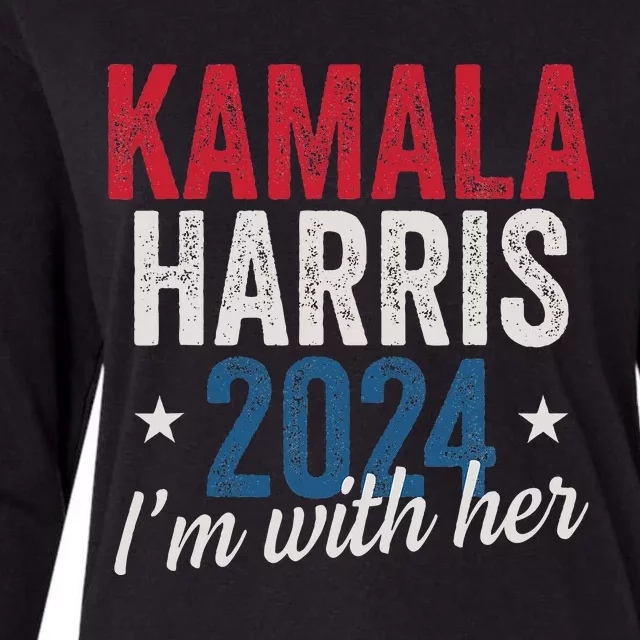 Kamala Harris 2024 Support IM With Her Kamala Harris 2024 Womens Cotton Relaxed Long Sleeve T-Shirt