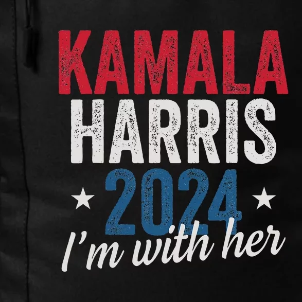 Kamala Harris 2024 Support IM With Her Kamala Harris 2024 Daily Commute Backpack