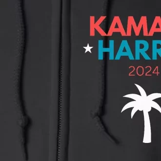 Kamala Harris 2024 Us Election Coconut Funny Meme Design Full Zip Hoodie