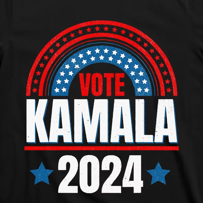 Kamala Harris 2024 Vote For President Election Retro Women T-Shirt