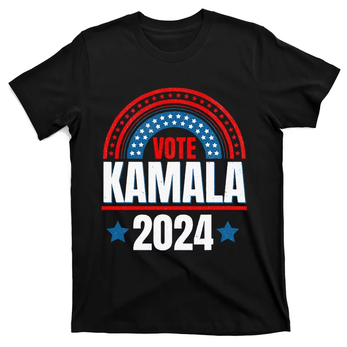 Kamala Harris 2024 Vote For President Election Retro Women T-Shirt