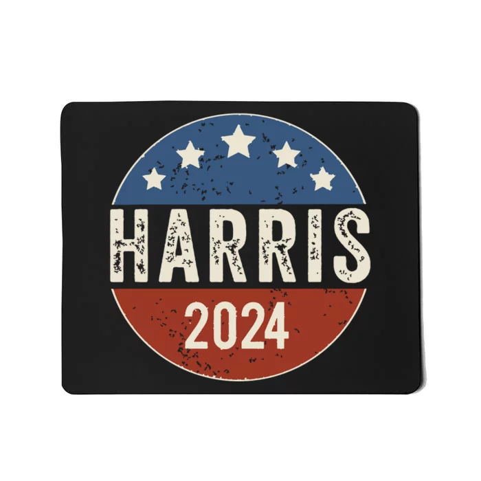 Kamala Harris 2024 For President Campaign Us Flag Mousepad