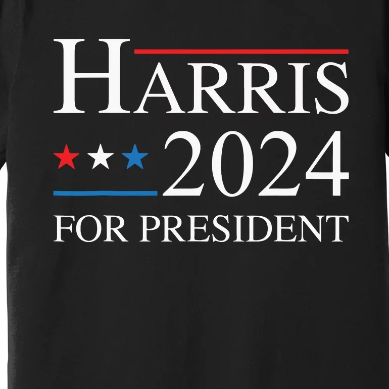 Kamala Harris 2024 For President Election Campaign Premium T-Shirt