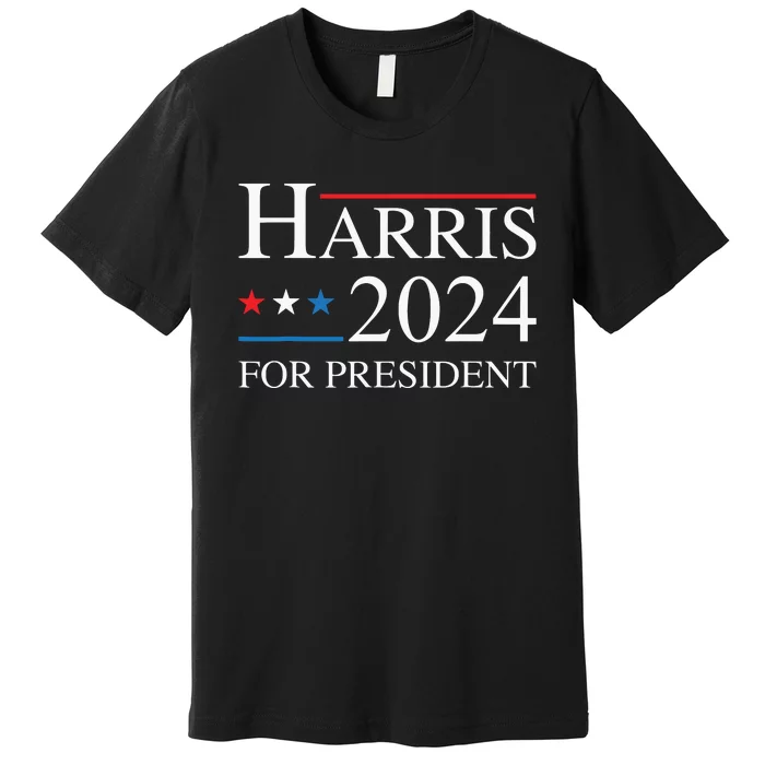 Kamala Harris 2024 For President Election Campaign Premium T-Shirt