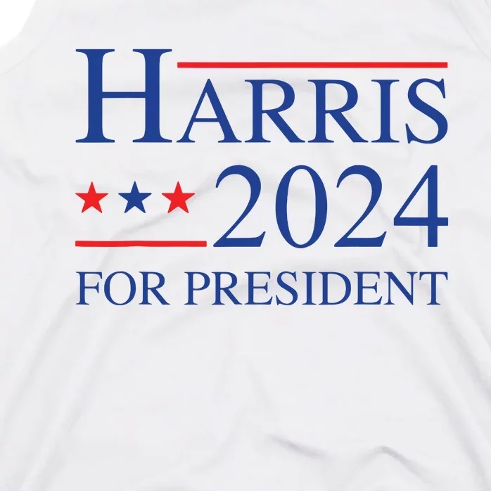 Kamala Harris 2024 For President Election Campaign Tank Top