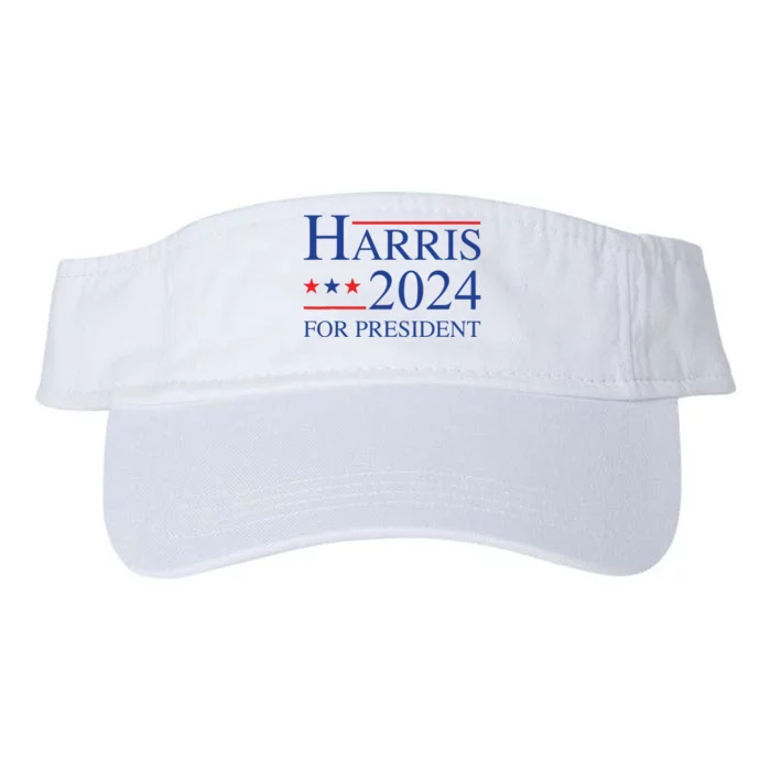 Kamala Harris 2024 For President Election Campaign Valucap Bio-Washed Visor