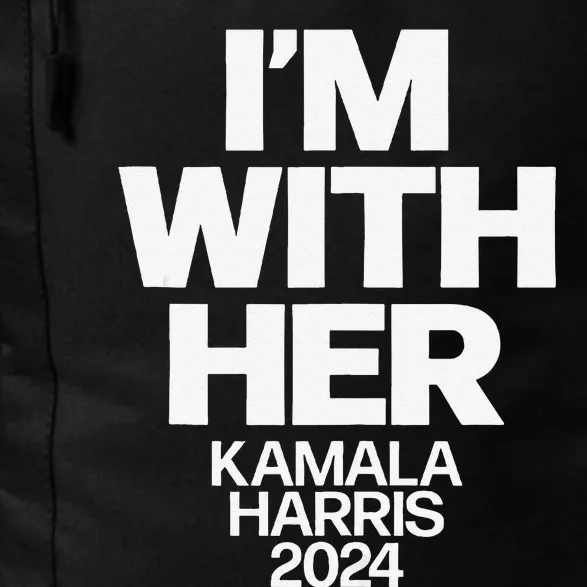 Kamala Harris 2024 Support Im With Her Kamala Harris 2024 Daily Commute Backpack