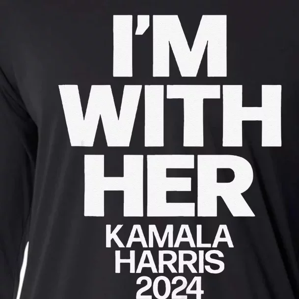 Kamala Harris 2024 Support Im With Her Kamala Harris 2024 Cooling Performance Long Sleeve Crew