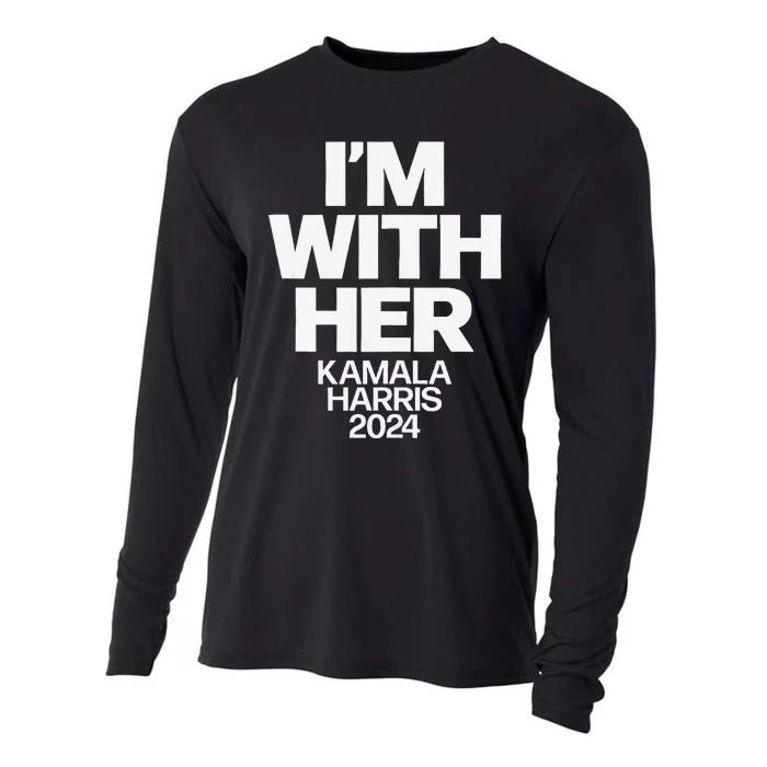 Kamala Harris 2024 Support Im With Her Kamala Harris 2024 Cooling Performance Long Sleeve Crew