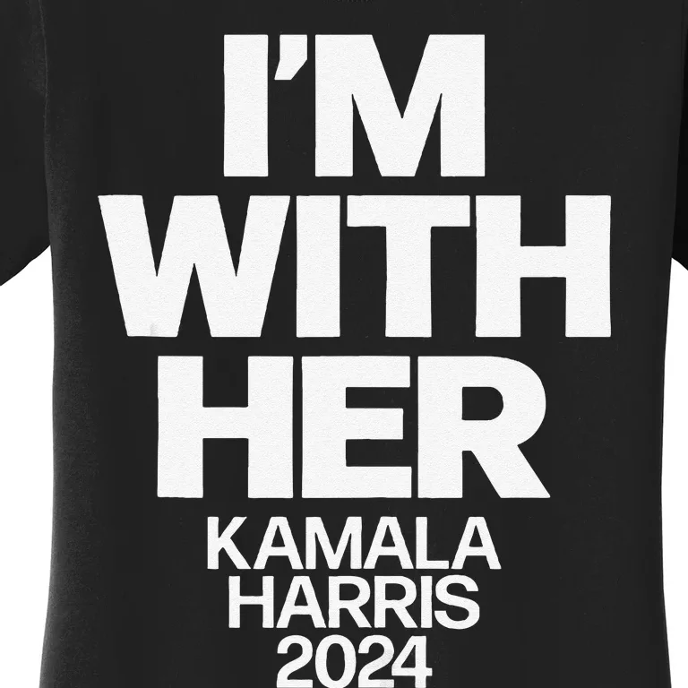 Kamala Harris 2024 Support Im With Her Kamala Harris 2024 Women's T-Shirt