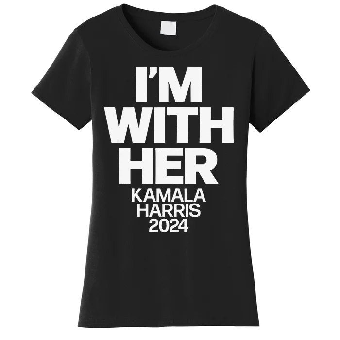 Kamala Harris 2024 Support Im With Her Kamala Harris 2024 Women's T-Shirt